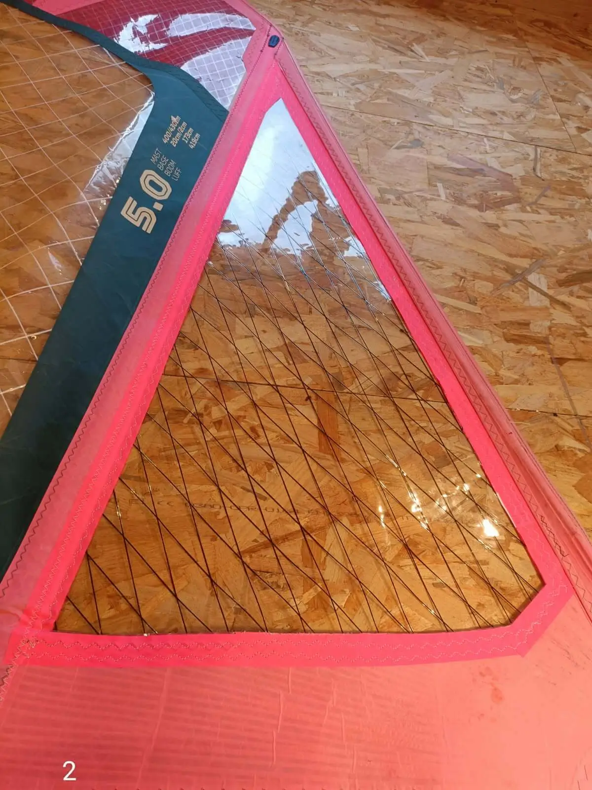 Réparation panneau central - Après