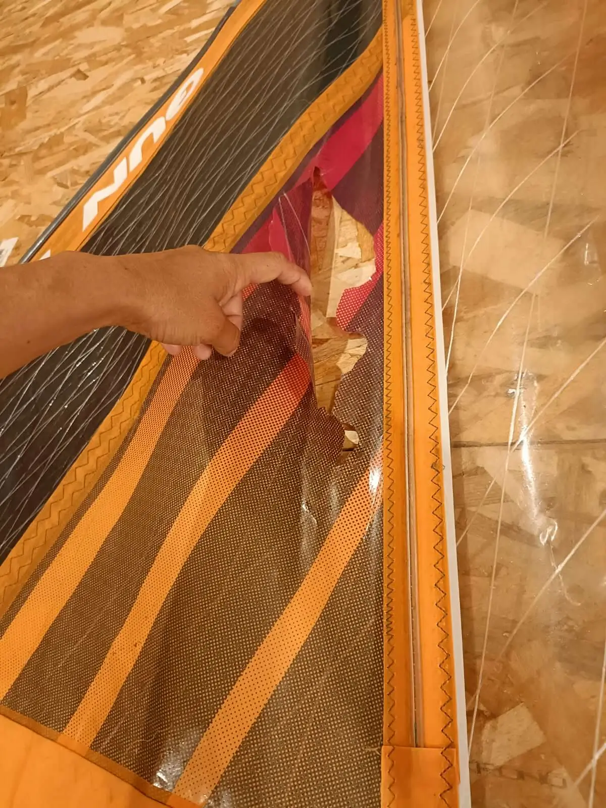 Réparation panneau central - Avant